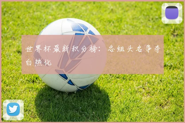 世界杯最新积分榜：各组头名争夺白热化